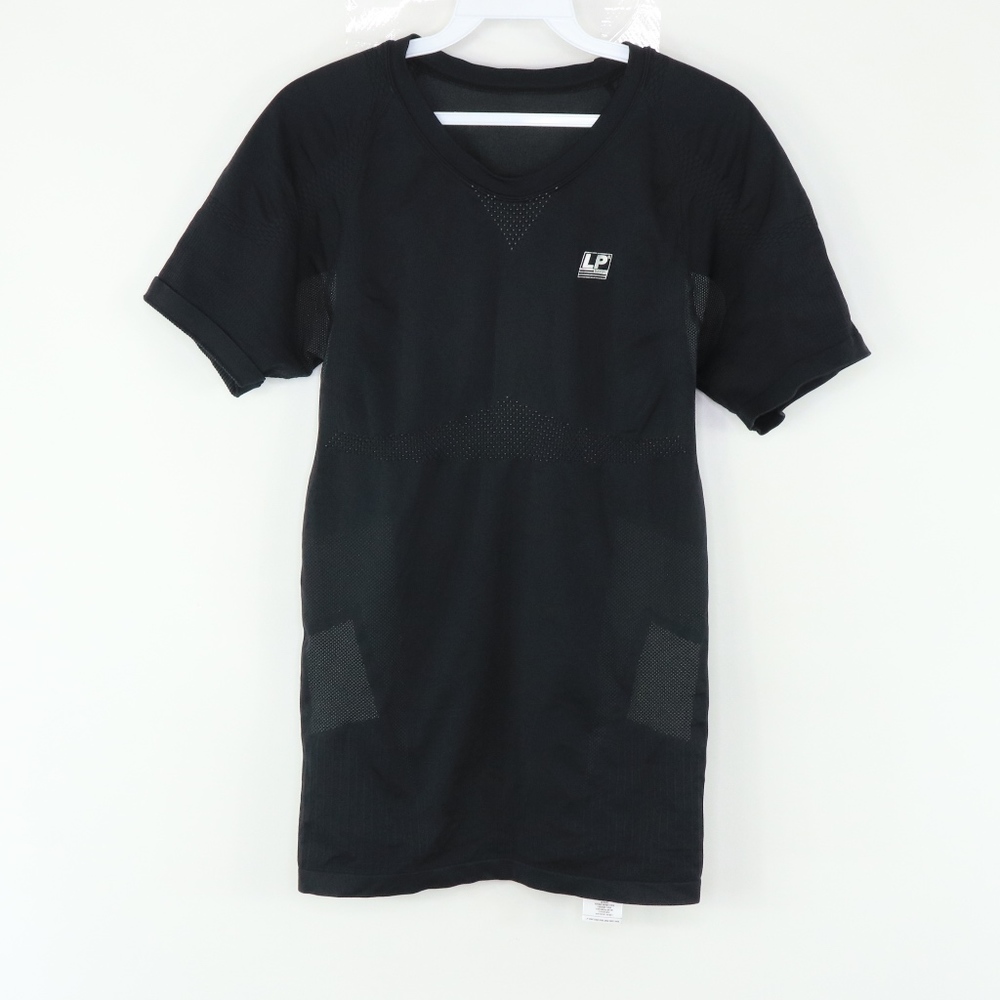 LP Support Mens Large Ace Compression Shirt Black